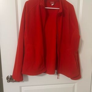 Merona Vibrant Red Women's Fleece Jacket